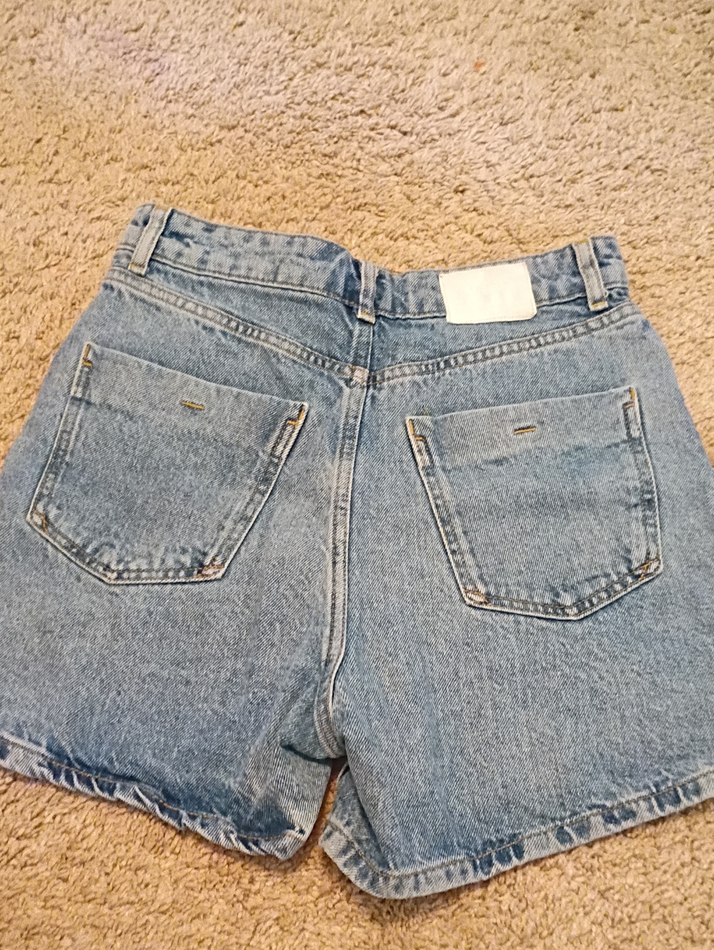 Zara High-Rise Light Blue Denim Shorts - Classic Summer Style